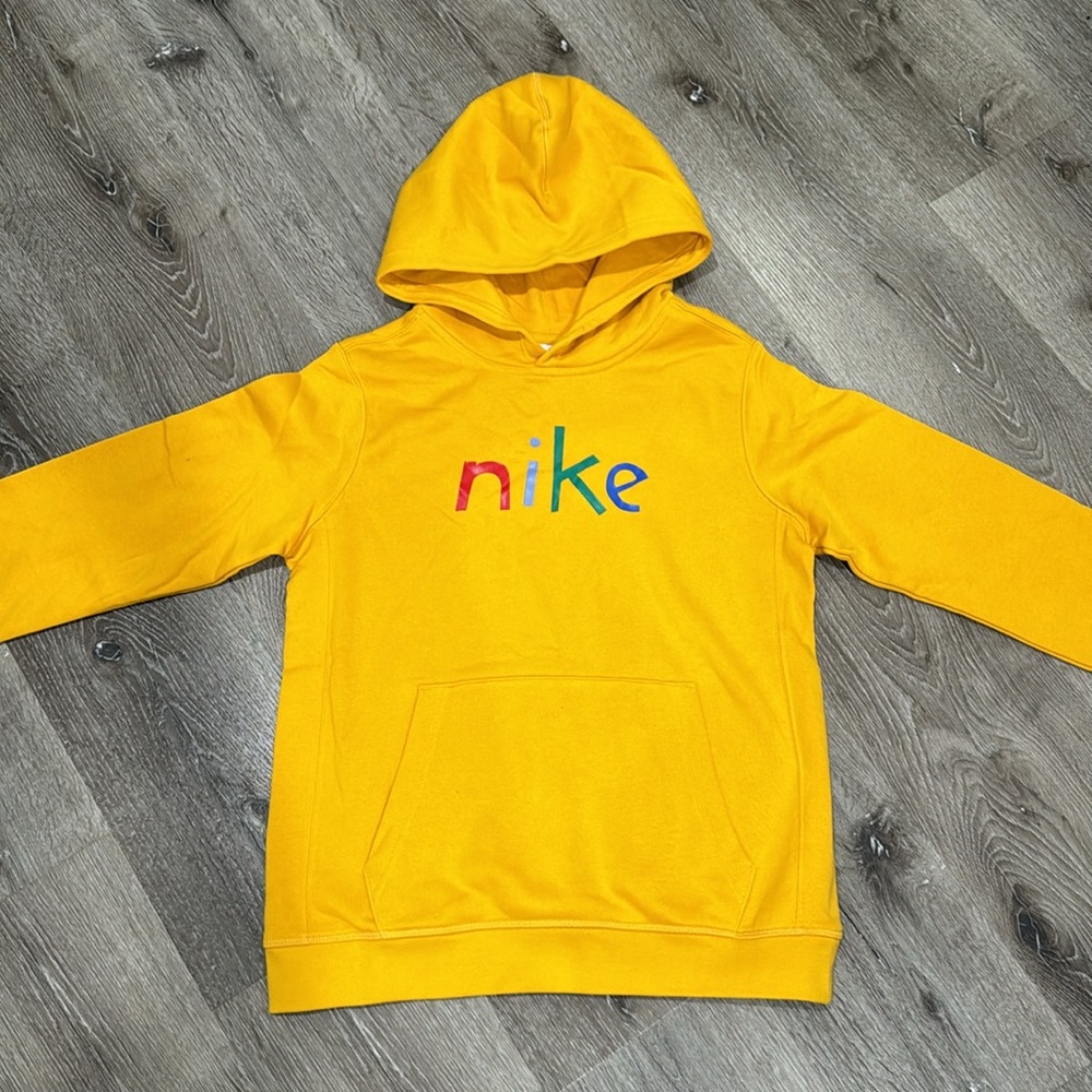 Nike Yellow Colorful Hoodie